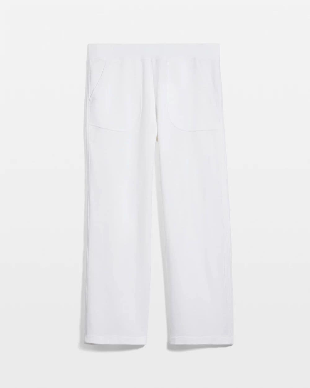 【THE MOZZ】Gile Natural Banding Pants Zenergy® French Terry Gauze-Inset Cropped Pants | Chico's
